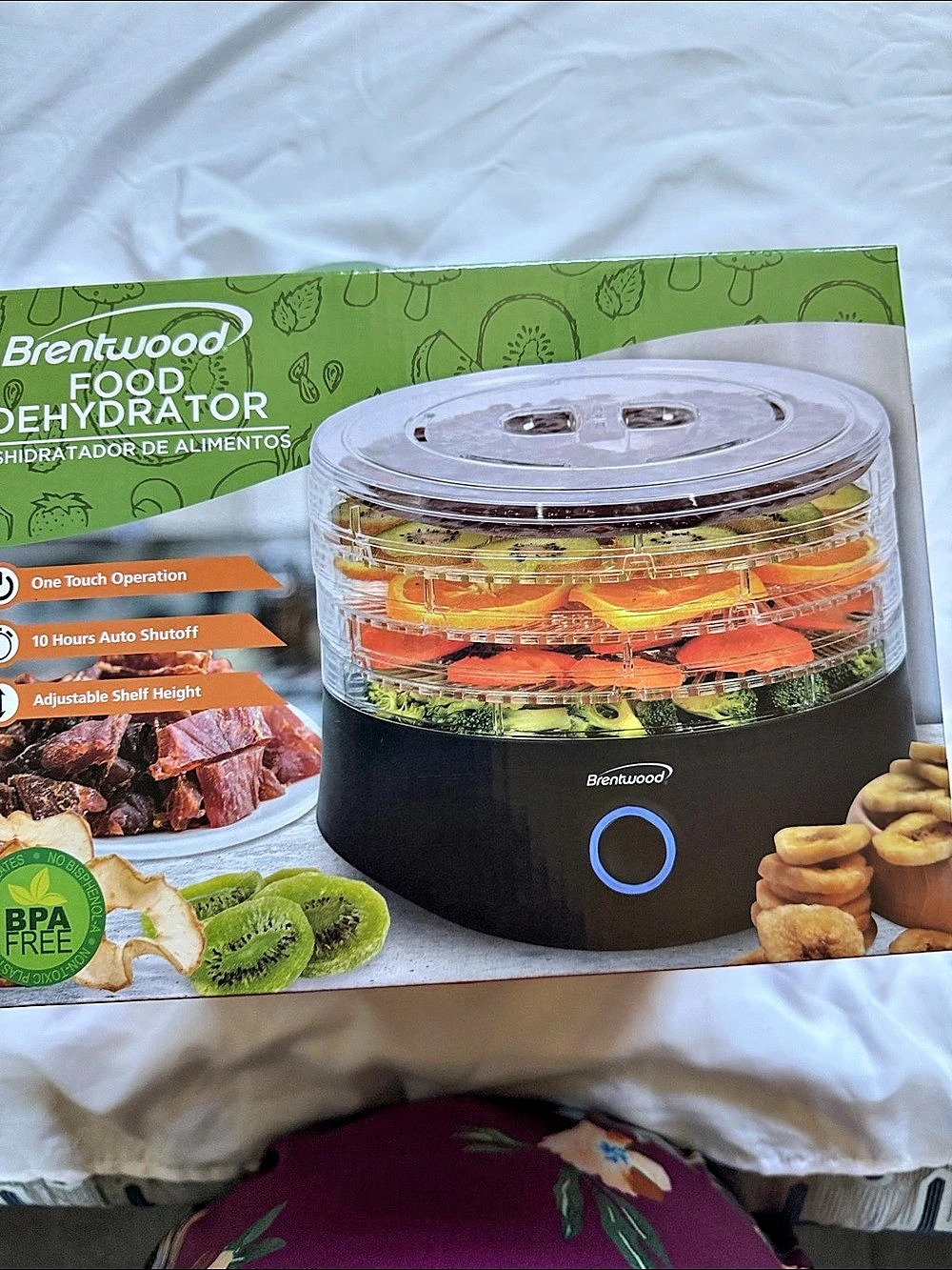 Brentwood 5-Tray Food Dehydrator 280-Watt